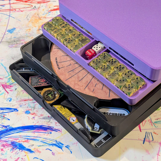 Wargame Organizer - Dice Holder, Objectives and Tokens all in one place