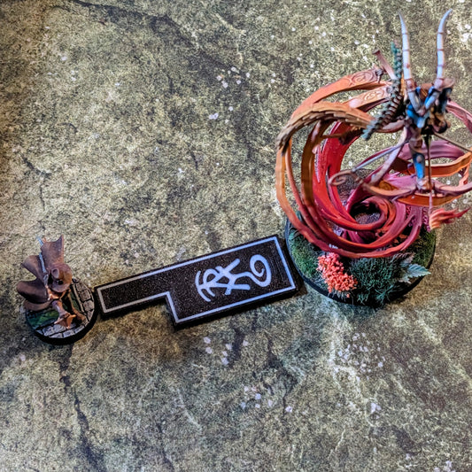 3 Inch Measuring Stick for Wargames – Customizable with Your Logo – Age of Sigmar, Warhammer, Tabletop