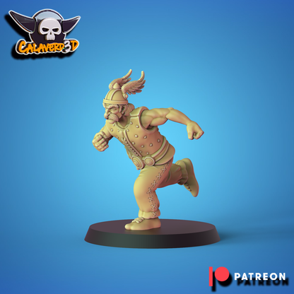 The Irreductible Gauls – Norse Blood Fantasy Football Bowl Team (16 Miniatures, Calaverd3D)