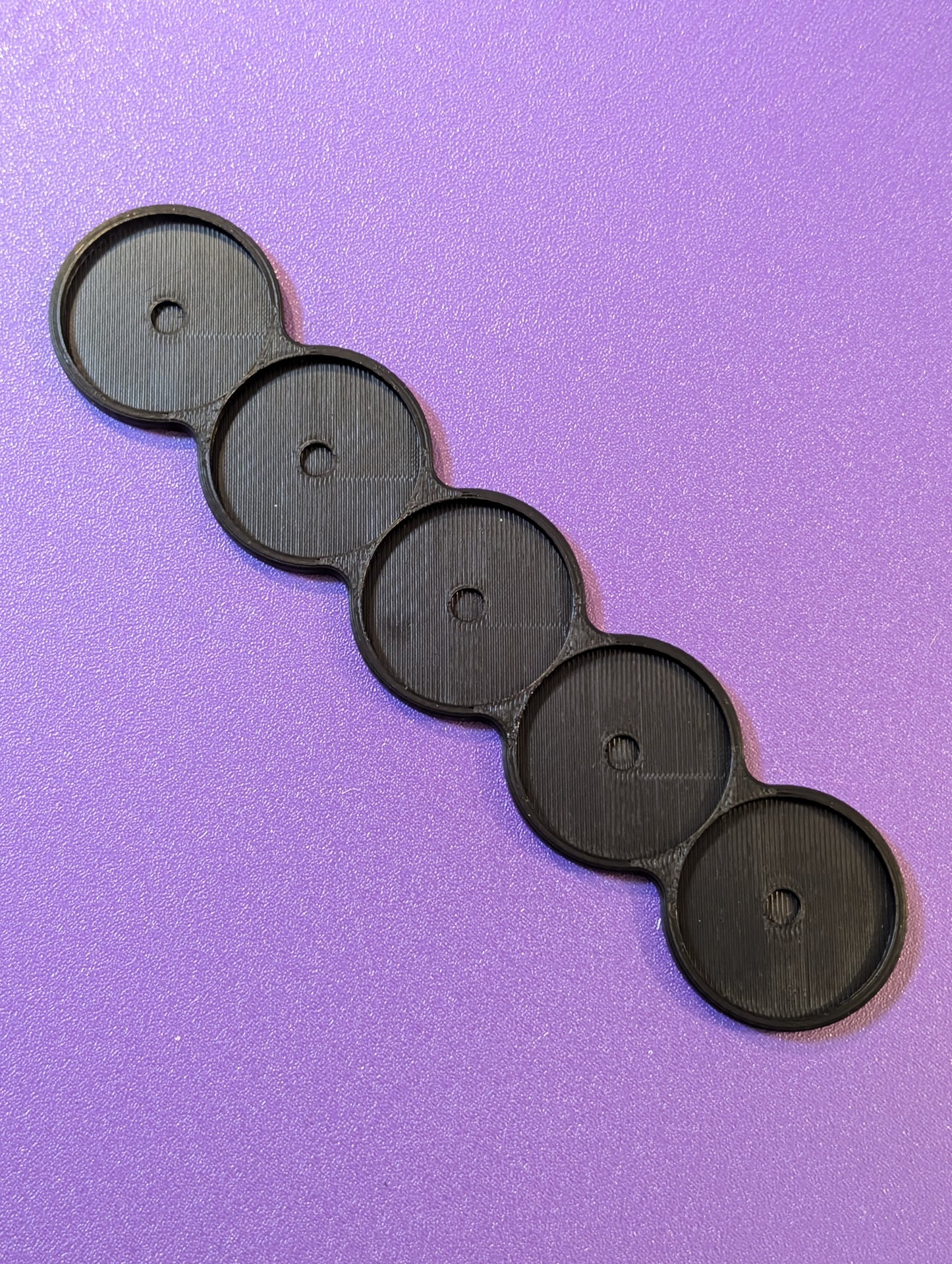 Round Movement Tray 25mm 32mm 40 mm – Movement Trays for Tabletop Games, Warhammer, Age of Sigmar, 40k, Horus Heresy with magnet hole