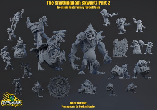 Snottingham Skwurtz Goblin Runts - Snotlings Blood Fantasy Football Bowl Team Brutefun Miniautures