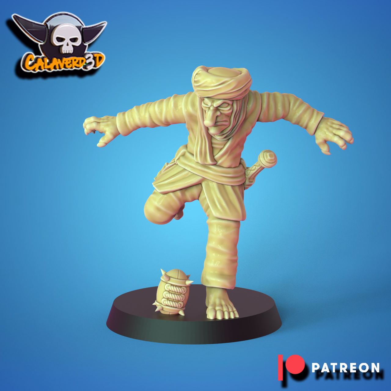 Arabian Nights Chaos Dwarf Team Fantasy Football Calaverd3D