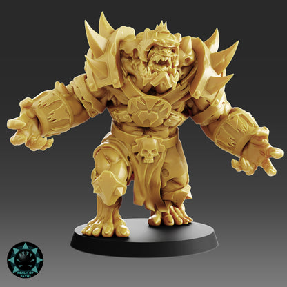 Demon Warrior Bloodbath Bloodbound Team Fantasy Football Miniature Tabletop Game Realm of paths