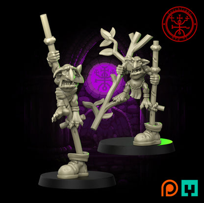 Shrooms of Doom Team - 17 High-Quality 3D Print Snotling Miniatures | Blood Fantasy Football Bowl | Torchlight Models