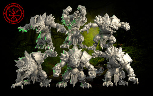 RAZORSCALE RIPPERS Lizardmen Team for Fantasy Football Miniature Tabletop Game Torchlight Models