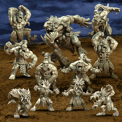 Savage Orcs Team Fantasy Football Punga Miniatures