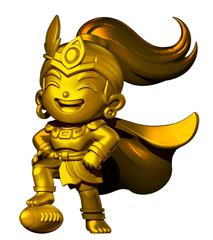 Chibi Amazons – Amazon Fantasy Football Team – High Quality Resin Miniatures – Big Head Chibi