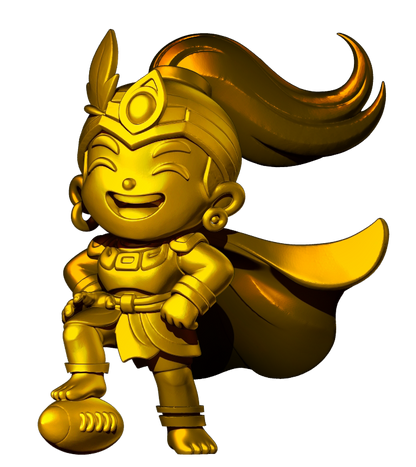 Chibi Amazons – Amazon Fantasy Football Team – High Quality Resin Miniatures – Big Head Chibi