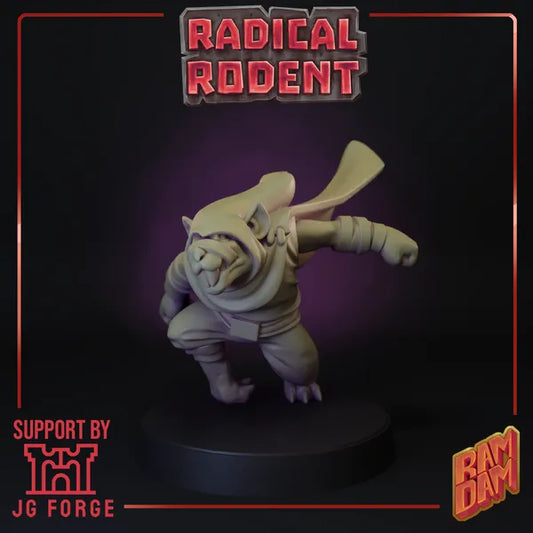 Radical Rodent Ratmen for fantasy football miniature tabletop game Ram Dam