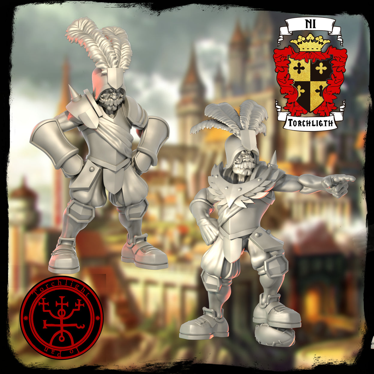 NI Nobility Team for Fantasy Football miniature Tabletop Game Torchlight Models