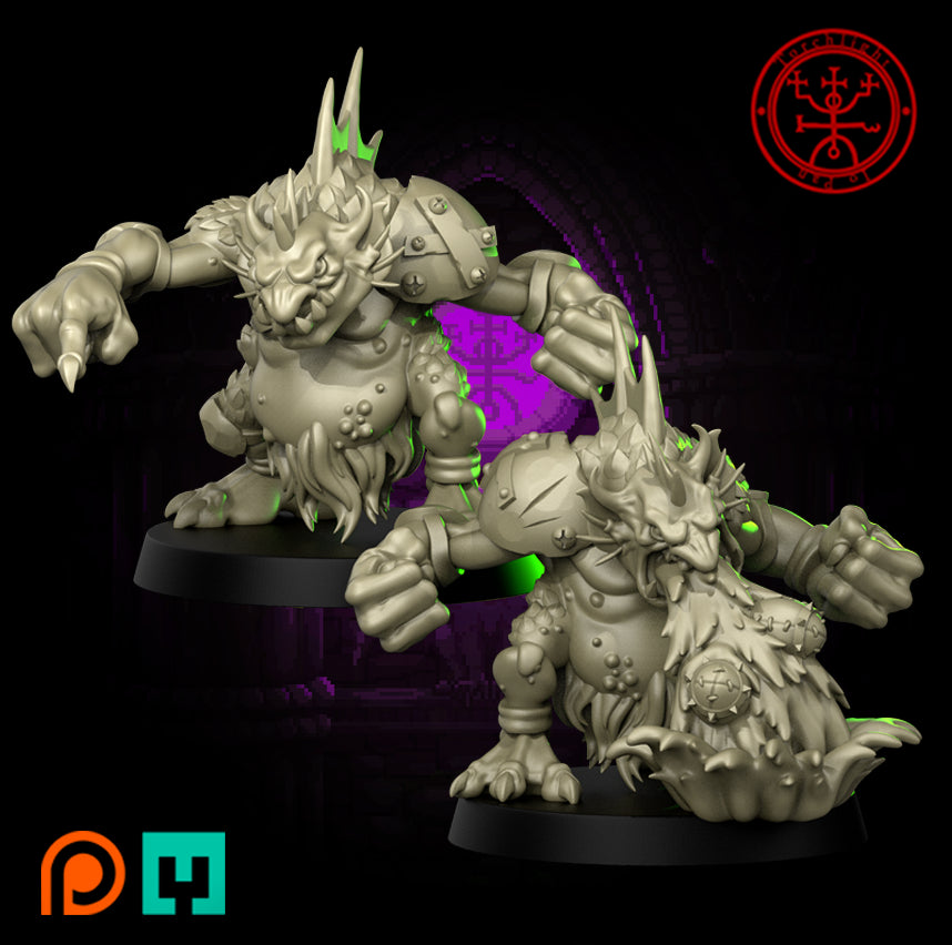 Shrooms of Doom Team - 17 High-Quality 3D Print Snotling Miniatures | Blood Fantasy Football Bowl | Torchlight Models