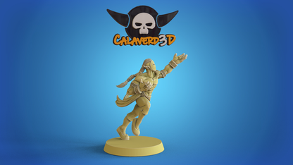 Vega Elven Alliance Team for Fantasy Football Miniature Tabletop Game Calaverd3D