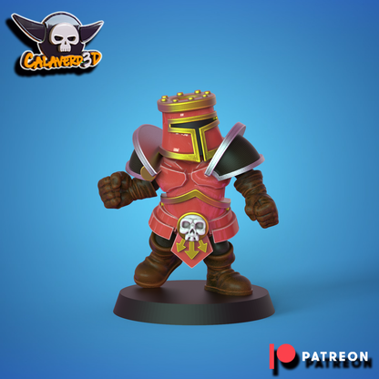 Chibi Chaos Chosen –  Team for Fantasy Football Miniature Games - Calaverd3D