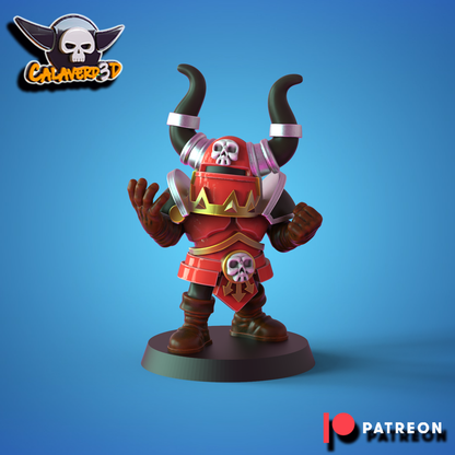 Chibi Chaos Chosen –  Team for Fantasy Football Miniature Games - Calaverd3D