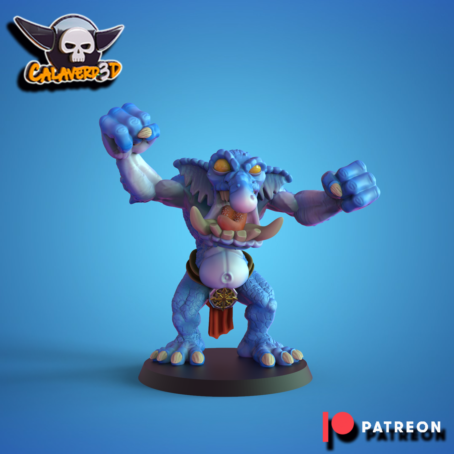 Chibi Chaos Chosen –  Team for Fantasy Football Miniature Games - Calaverd3D