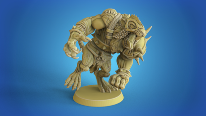 Servant of Chaos – 19 High-Quality 3D Print Chaos Chosen Miniatures | Blood Fantasy Football Bowl | Calaverd3D