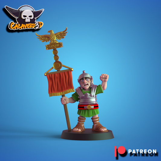 Roman Empire – Human –21 High Quality Miniatures for Fantasy Football Game – Calaverd3D