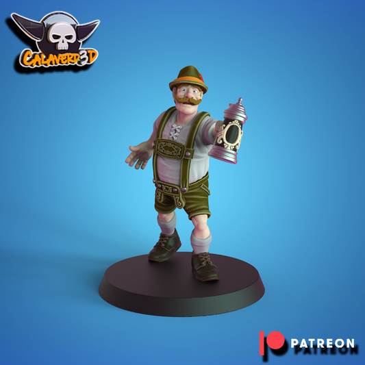 Oktoberfest Team – Norse – 16 High Quality Miniatures for Fantasy Football Game – Calaverd3D