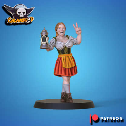 Oktoberfest Team – Norse – 16 High Quality Miniatures for Fantasy Football Game – Calaverd3D