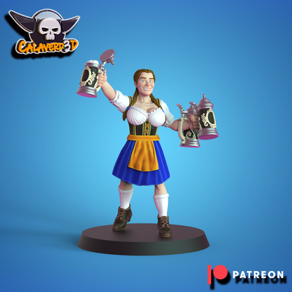 Oktoberfest Team – Norse – 16 High Quality Miniatures for Fantasy Football Game – Calaverd3D