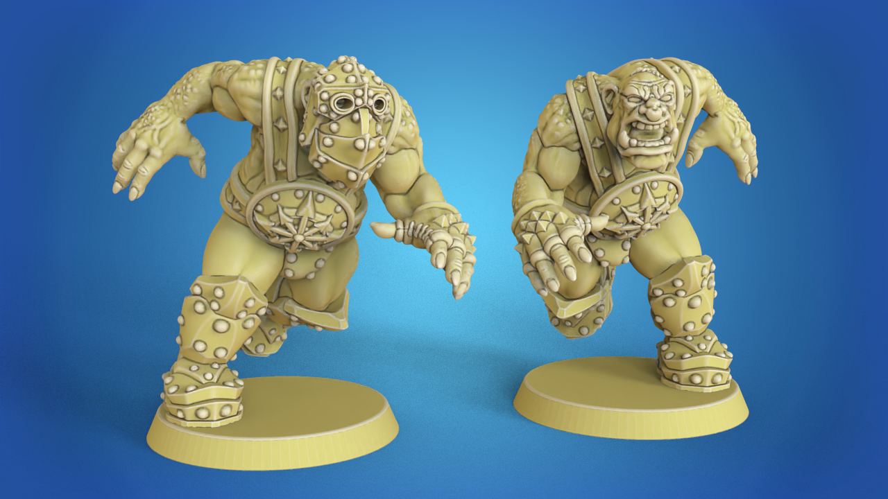 Servant of Chaos – 19 High-Quality 3D Print Chaos Chosen Miniatures | Blood Fantasy Football Bowl | Calaverd3D