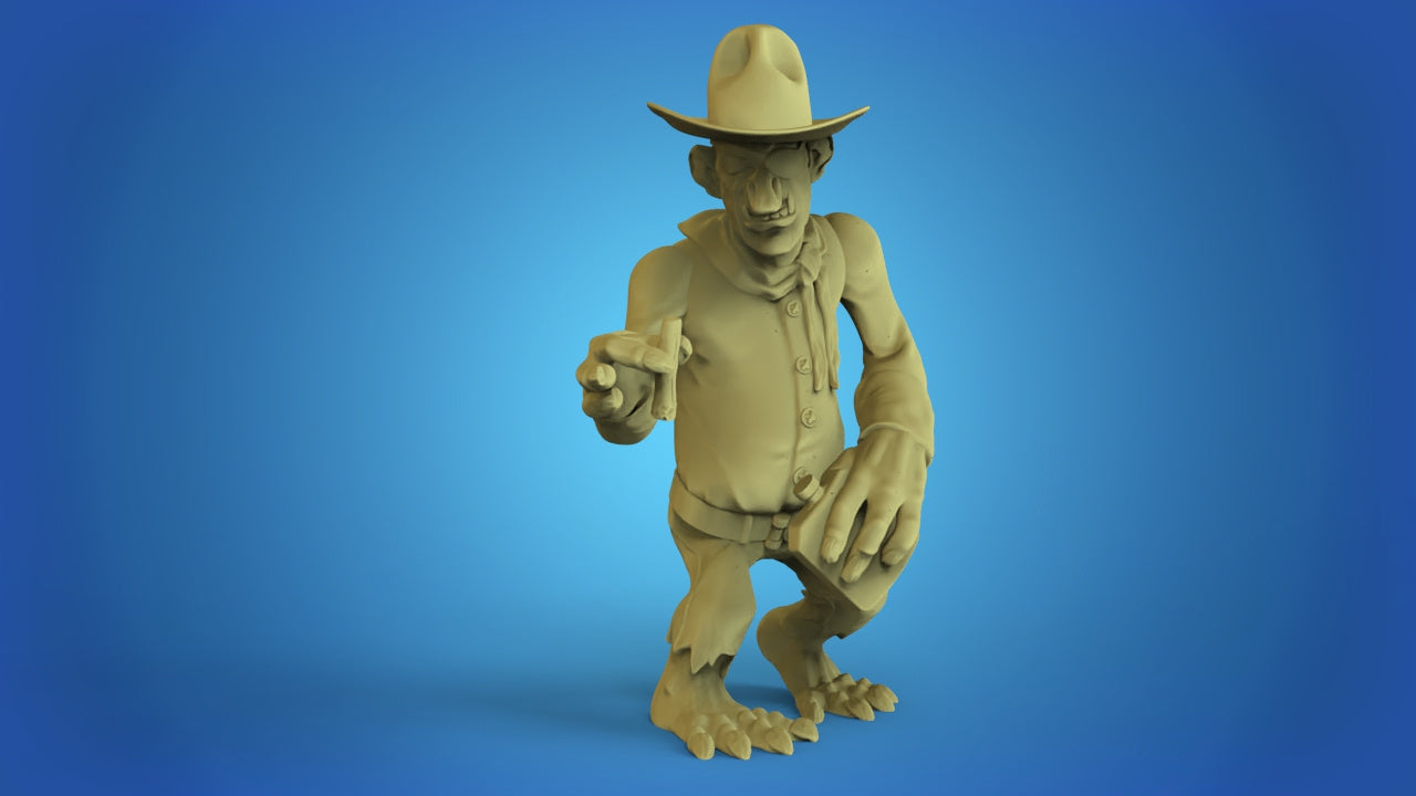 Wild West Goblins – 16 High-Quality 3D Print Miniatures | Blood Fantasy Football Bowl | Calaverd3D