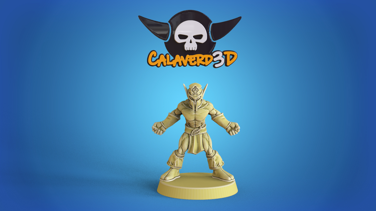 Pro Elves Elven Alliance Team for Fantasy Football Miniature Tabletop Game Calaverd3D