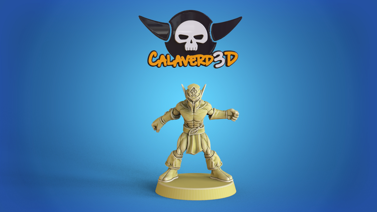 Pro Elves Elven Alliance Team for Fantasy Football Miniature Tabletop Game Calaverd3D
