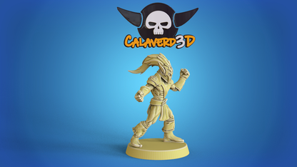 Pro Elves Elven Alliance Team for Fantasy Football Miniature Tabletop Game Calaverd3D