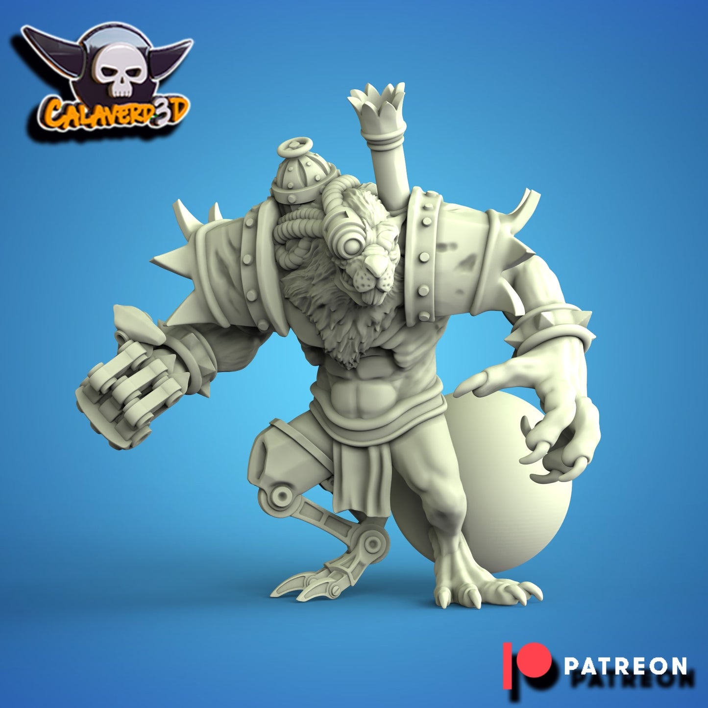 Big Guy Rat Ratmen Ogre Star Player Fantasy Football Calaverd 3D