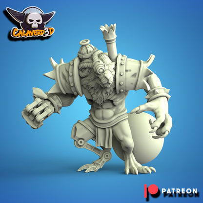 Big Guy Rat Ratmen Ogre Star Player Fantasy Football Calaverd 3D