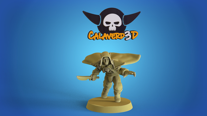 Dark Elves Team for Fantasy Football Miniature Tabletop Game Calaverd3D