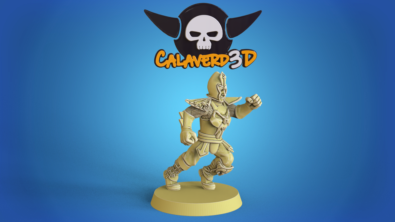 Dark Elves Team for Fantasy Football Miniature Tabletop Game Calaverd3D