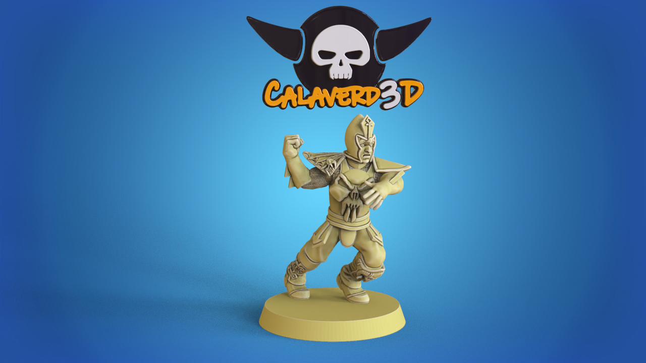 Dark Elves Team for Fantasy Football Miniature Tabletop Game Calaverd3D