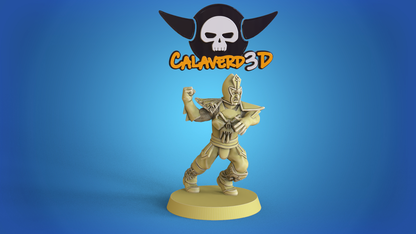 Dark Elves Team for Fantasy Football Miniature Tabletop Game Calaverd3D