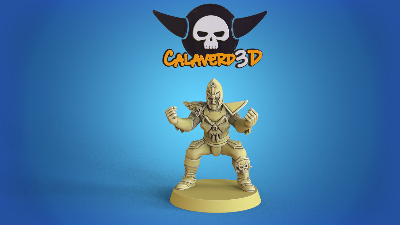 Dark Elves Team for Fantasy Football Miniature Tabletop Game Calaverd3D