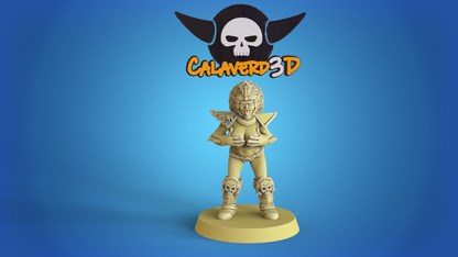 Dark Elves Team for Fantasy Football Miniature Tabletop Game Calaverd3D