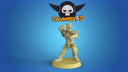 Dark Elves Team for Fantasy Football Miniature Tabletop Game Calaverd3D