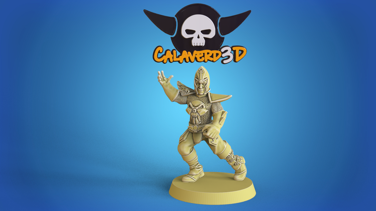 Dark Elves Team for Fantasy Football Miniature Tabletop Game Calaverd3D