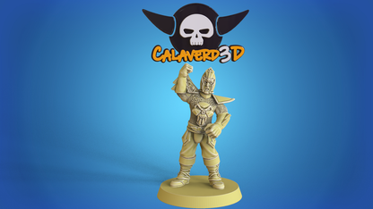 Dark Elves Team for Fantasy Football Miniature Tabletop Game Calaverd3D