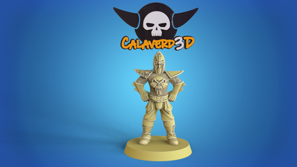 Dark Elves Team for Fantasy Football Miniature Tabletop Game Calaverd3D