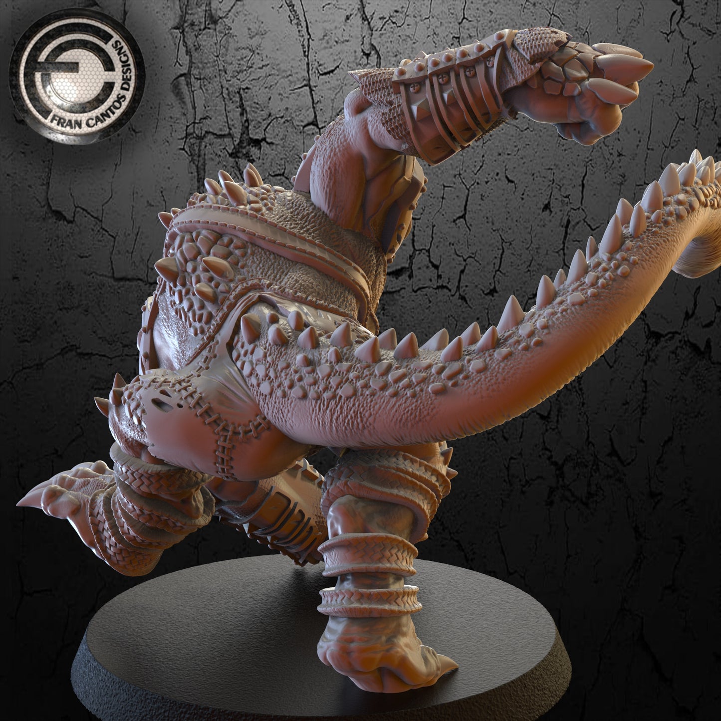 SZYLLA Star Player | Fran Cantos Designs | 32mm Fantasy Football Miniature | Resin Figure with Base | Premium Print