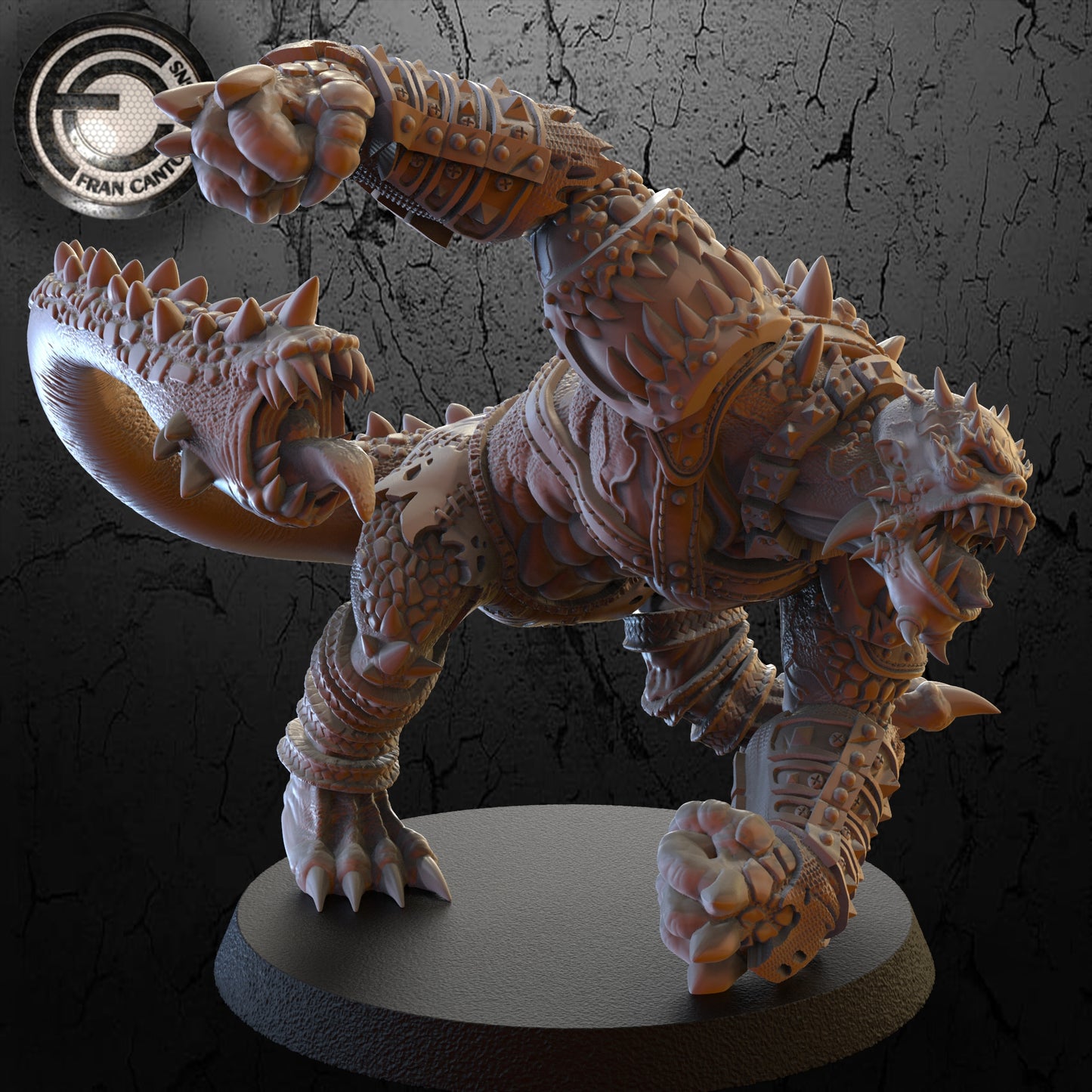 SZYLLA Star Player | Fran Cantos Designs | 32mm Fantasy Football Miniature | Resin Figure with Base | Premium Print