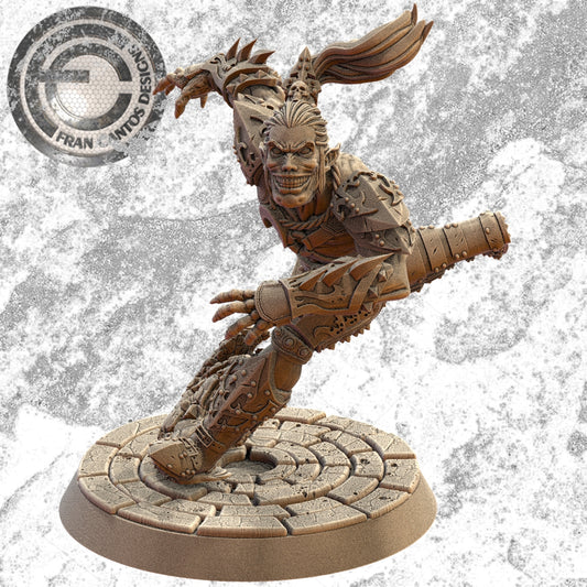 JEREMY KUHL Elf Star Player | Elf Team | Fran Cantos Designs | 32mm Fantasy Football Miniature | Resin Agile Champion