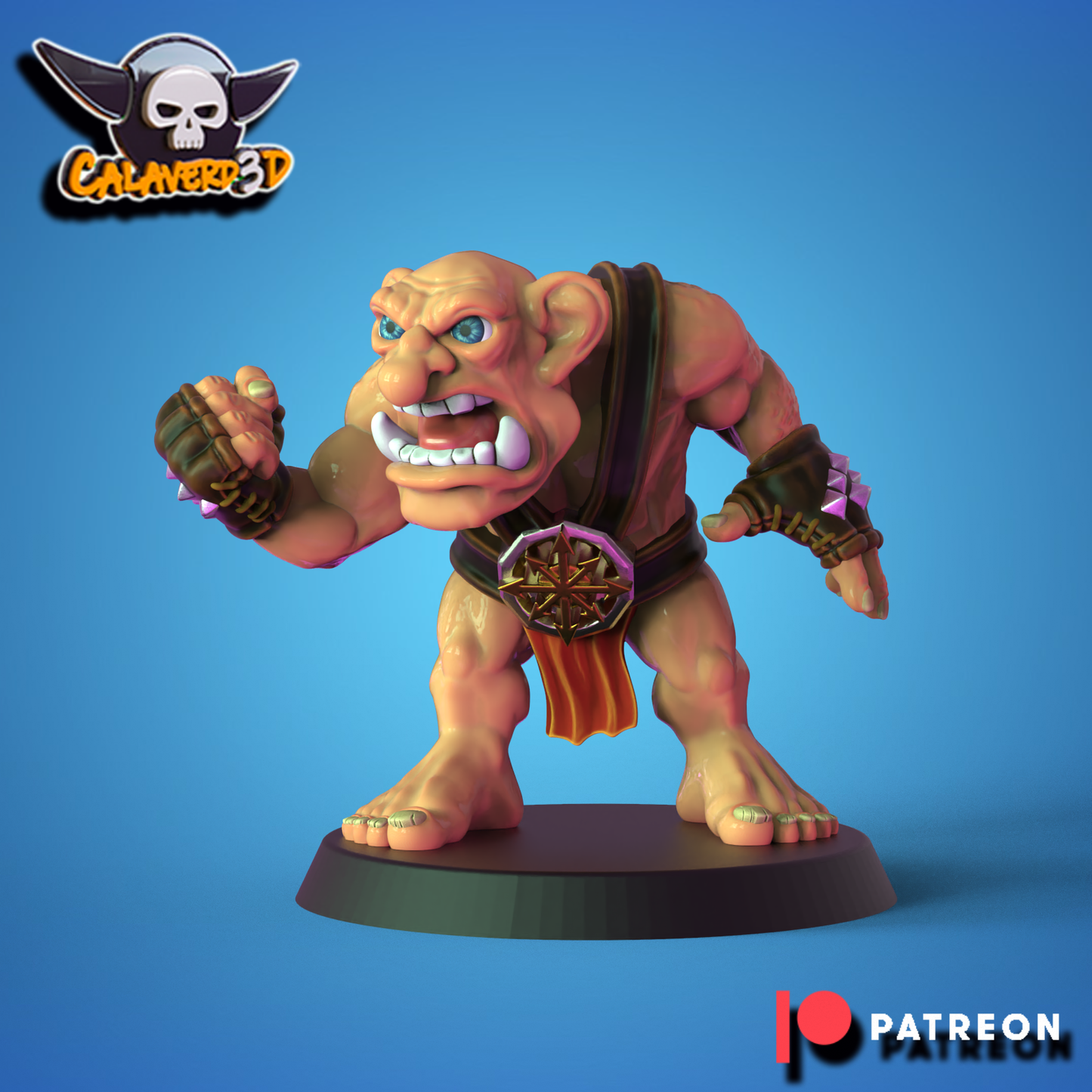 Chibi Chaos Chosen –  Team for Fantasy Football Miniature Games - Calaverd3D