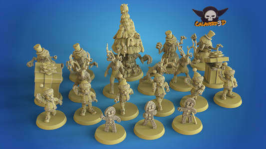 Christmas Kit Chaos Team Fantasy Football Calaverd3D