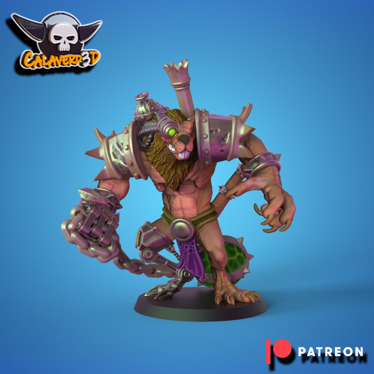 Big Guy Rat Ratmen Ogre Star Player Fantasy Football Calaverd 3D