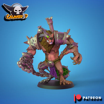 Big Guy Rat Ratmen Ogre Star Player Fantasy Football Calaverd 3D