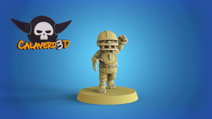 Halfling team for Fantasy Football Miniature Tabletop Game Calaverd3D