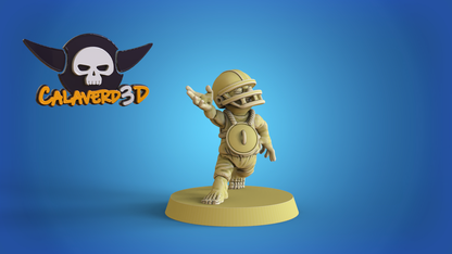 Halfling team for Fantasy Football Miniature Tabletop Game Calaverd3D